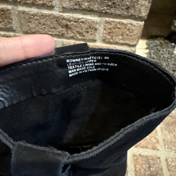 Steve Madden Women Romney Black Leather Western Festival Pull On Boots sz 9 - Picture 15 of 16